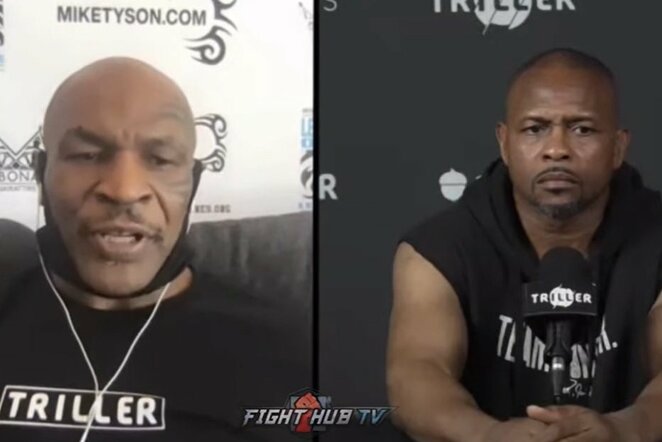 Mike'as Tysonas ir Roy Jonesas jaunesnysis | Youtube.com nuotr.