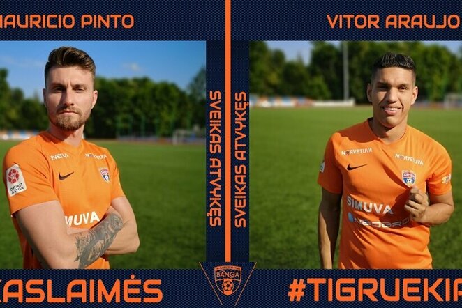 Mauricio Pinto ir Vitoras Araujo | fkbanga.lt