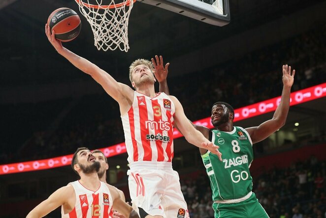 „Crvena Zvezda“ – „Žalgiris“ rungtynių akimirka | Euroleague nuotr.