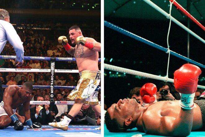 Anthony Joshua ir Mike'as Tysonas patyrė netikėtus nokautus | Scanpix nuotr.