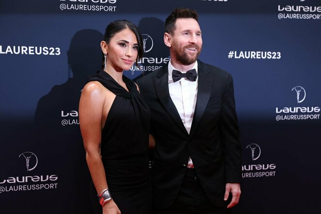  Antonela Roccuzzo ir Lionelis Messi | Scanpix nuotr.