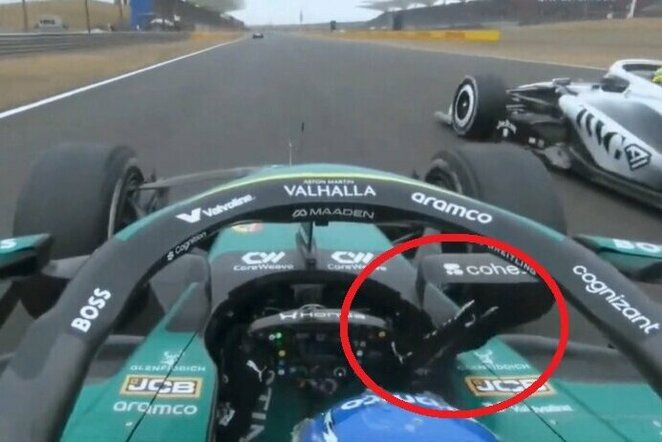 Fernando Alonso mojavo varžovui | „Stop“ kadras