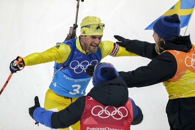 Švedijos biatlono rinktinė | Scanpix nuotr.