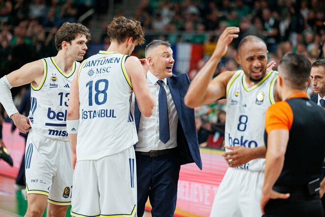 „Žalgiris“ – „Fenerbahče“ rungtynių akimirka | Eriko Ovčarenko / BNS foto nuotr.