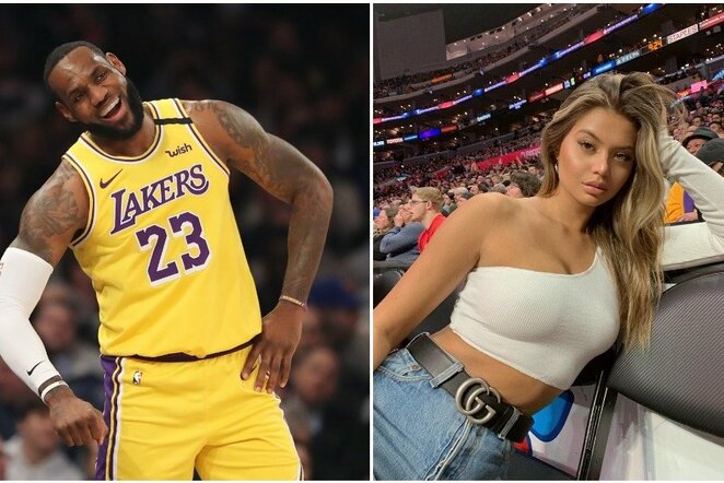 LeBronas Jamesas ir Sofia Jamora | „Scanpix“ ir instagram.com nuotr.