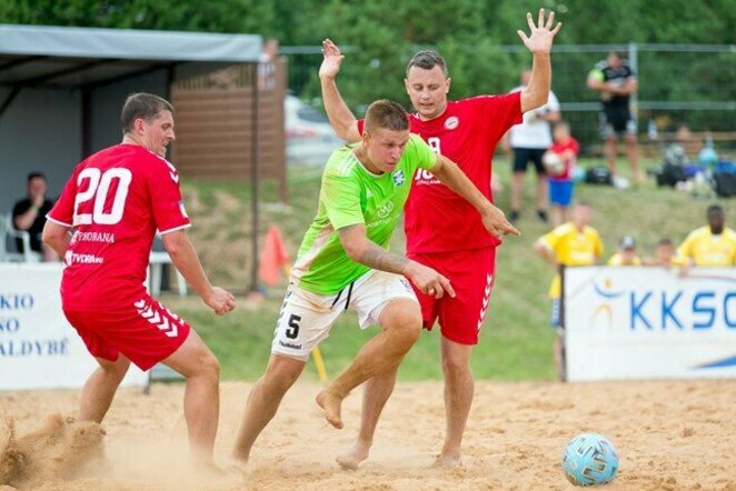 Lietuvos paplūdimio futbolo čempionato akimirka | lff.lt nuotr.