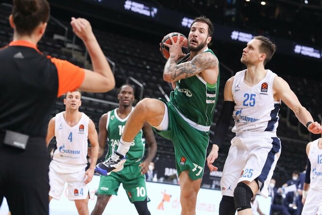 „Žalgiris“ – „Zenit“ rungtynių akimirka | Eriko Ovčarenko / BNS foto nuotr.