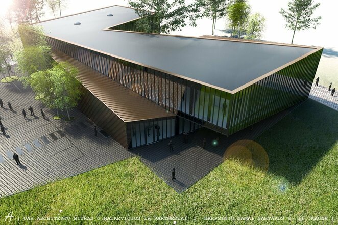 Lietuvos krepšinio namų vizualizacija | Organizatorių nuotr.