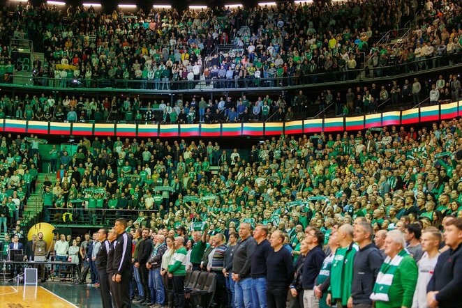 „Žalgirio“ sirgaliai | Eriko Ovčarenko / BNS foto nuotr.