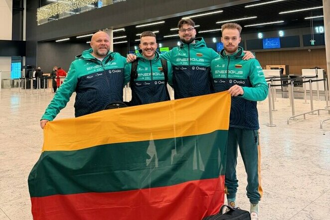 Dovydas Karka išlydėtas į Dakaro ralį | Organizatorių nuotr.