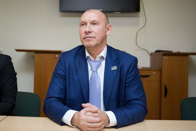 Lietuvos dziudo čempionate – masinis protestas prieš federacijos prezidentą Mariaus Vizbaro / BNS foto nuotr.