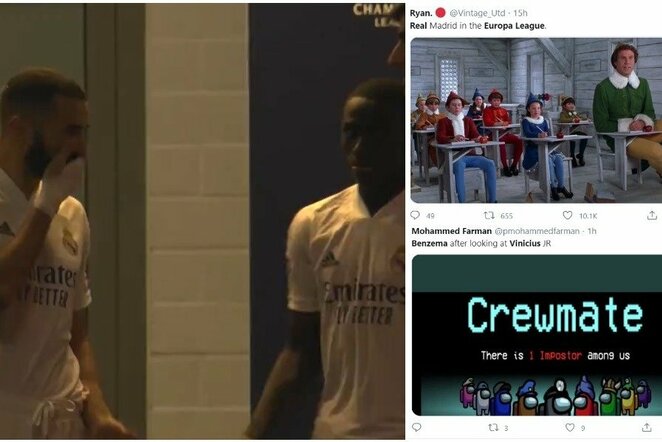 Karimas Benzema ir Ferlandas Mendy | „Twitter“ nuotr.