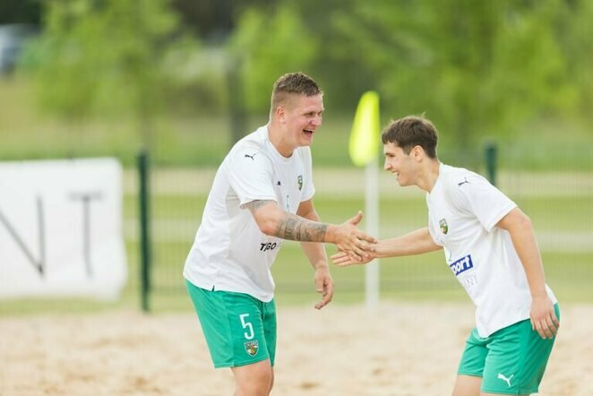 „Kauno Žalgirio“ paplūdimio futbolo komanda | Organizatorių nuotr.