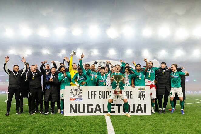 „Kauno Žalgirio“ triumfas ir gaisras Marijampolės manieže | Eriko Ovčarenko / BNS foto nuotr.