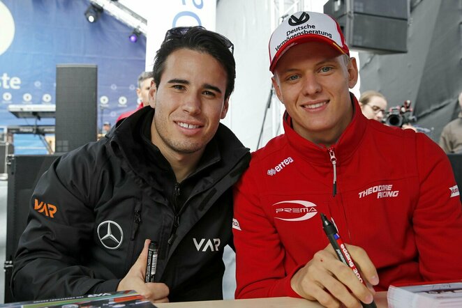 Joey Mawsonas ir Mickas Schumacheris | Scanpix nuotr.