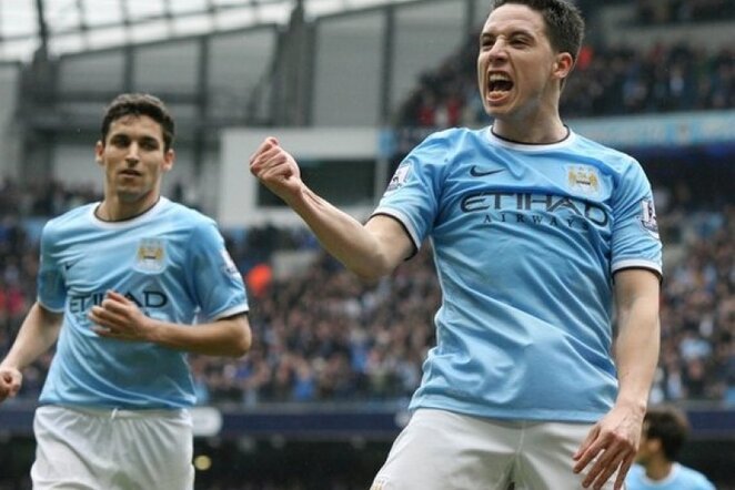 „Manchester City“ futbolininkų džiaugsmas | AFP/Scanpix nuotr.