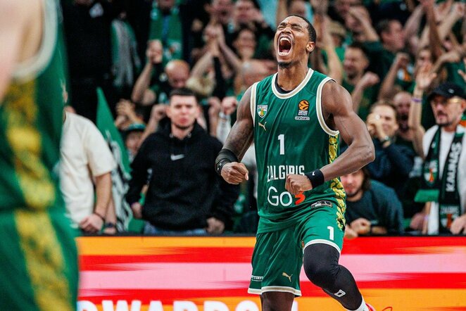 „Žalgiris“ – „Panathinaikos“ rungtynių akimirka | Eriko Ovčarenko / BNS foto nuotr.