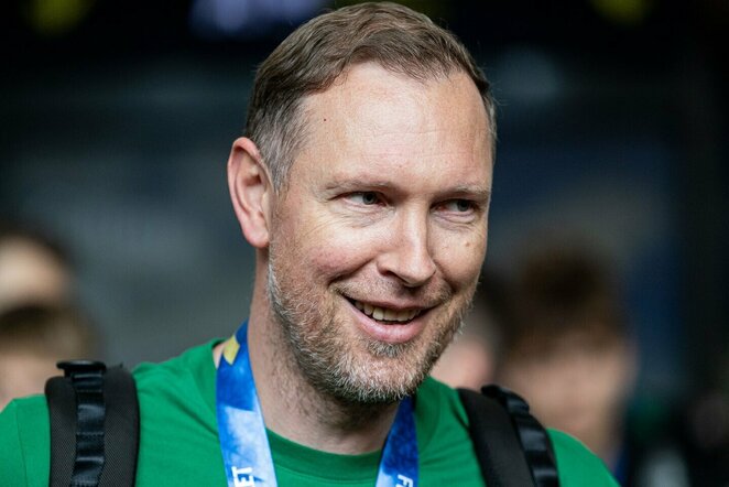 Lietuvos U-20 krepšinio rinktinė sugrįžo namo | Pauliaus Peleckio / BNS foto nuotr.
