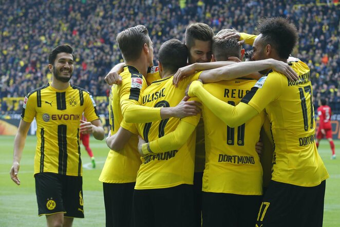 „Borussia“ džiaugiasi įvarčiu | Scanpix nuotr.