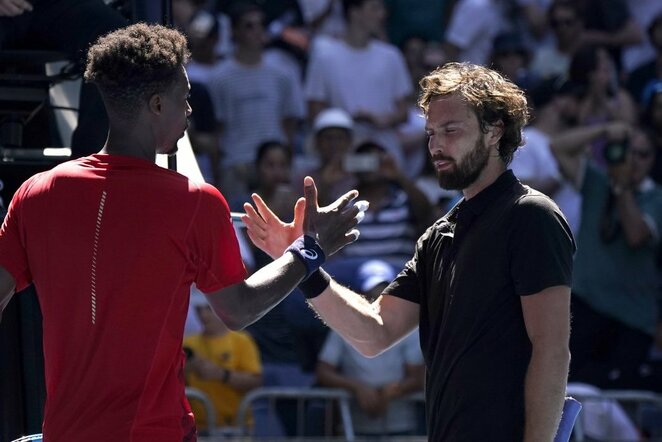 Gaelis Monfilsas ir Ernestas Gulbis | Scanpix nuotr.