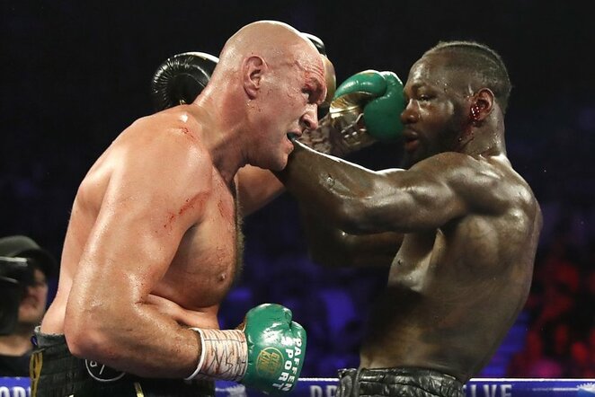 Tysonas Fury ir Deontay Wilderis | Scanpix nuotr.