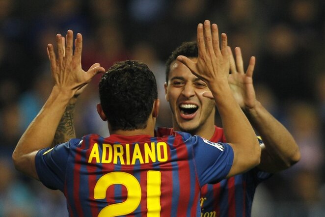 Adriano ir Thiago Alcantara | AP/Scanpix nuotr.