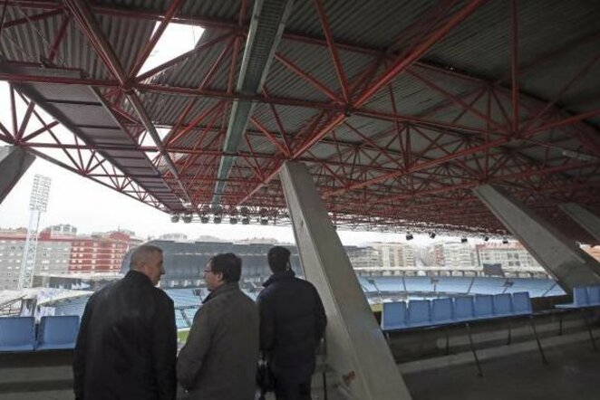 Audros padariniai „Balaidos“ stadione | Scanpix nuotr.