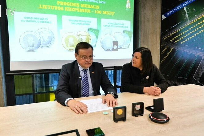 Krepšinio šimtmečiui įamžinti – proginis medalis ir garsiausių pergalių kolekcija | „Stop“ kadras