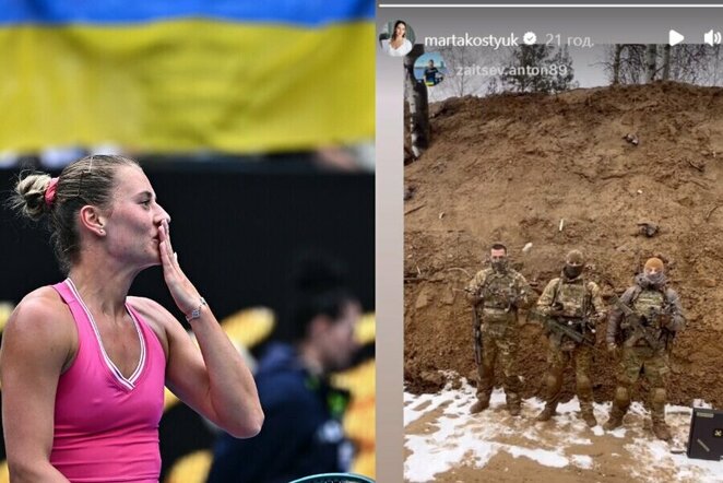 Marta Kostiuk ir Ukrainos kariai | „Scanpix“ ir instagram.com nuotr.