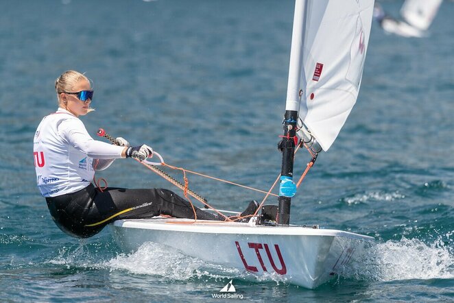 Ema Kuodytė („World Sailing“ nuotr.) | Organizatorių nuotr.