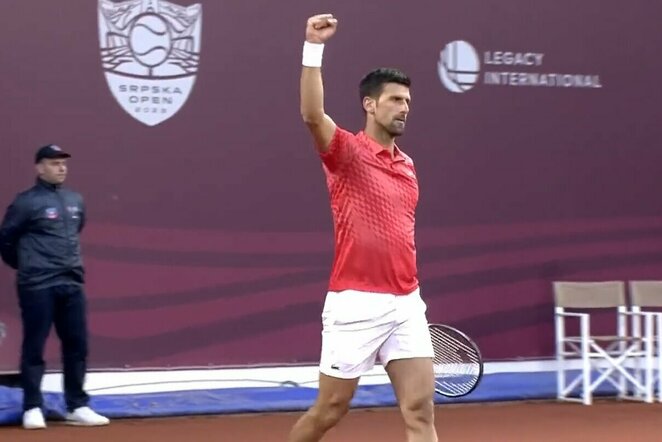 Novakas Djokovičius | „Stop“ kadras