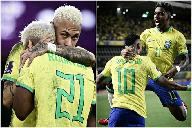 Neymaras ir Rodrygo | Instagram.com nuotr