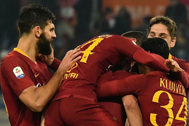 „AS Roma“ – „Genoa“ rungtynių akimirka  | Scanpix nuotr.