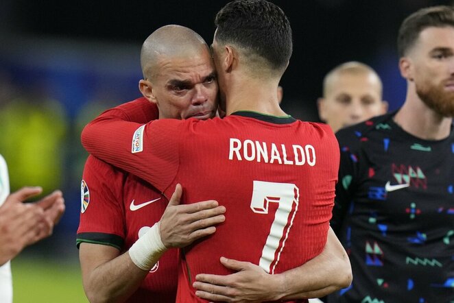 Pepe ir Cristiano Ronaldo | Scanpix nuotr.