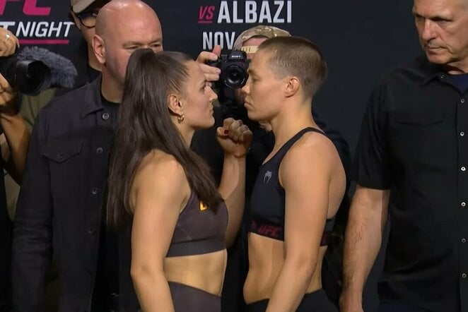 Erin Blanchfield ir Rose Namajunas | „Stop“ kadras