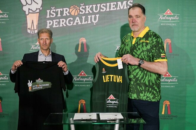 „Kalnapilis“ tapo generaliniu Lietuvos vyrų krepšinio rinktinės rėmėju | krepsinionamai.lt nuotr.