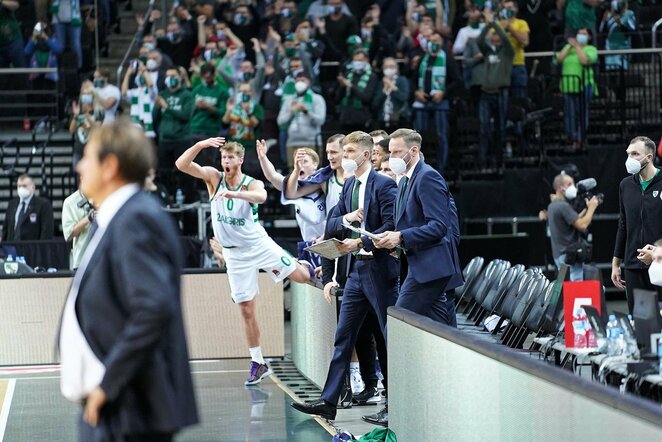 „Žalgirio“ – „Anadolu Efes“ rungtynių akimirka | Sportas.lt/Tito Pacausko nuotr.