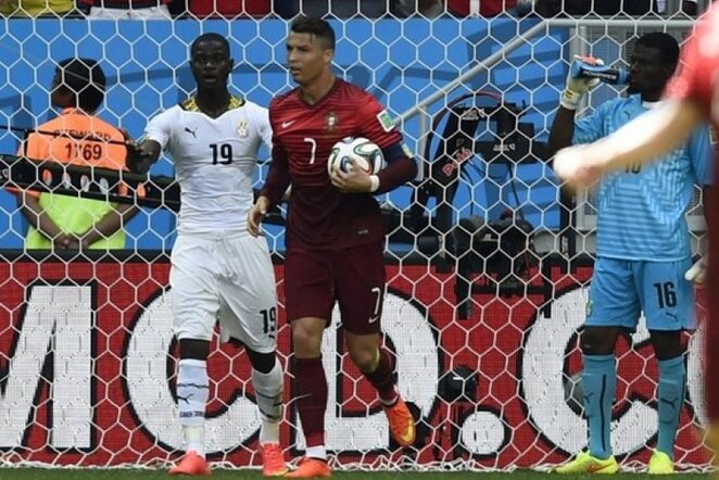 Portugalijos – Ganos rungtynių akimirka | REUTERS/Scanpix nuotr.