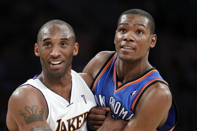 Kobe Bryantas ir Kevinas Durantas 2010 m. | Scanpix nuotr.