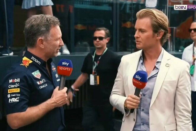 Christianas Horneris ir Nico Rosbergas | „Stop“ kadras