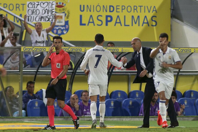 Cristiano Ronaldo paliko aikštę nepatenkintas | Scanpix nuotr.