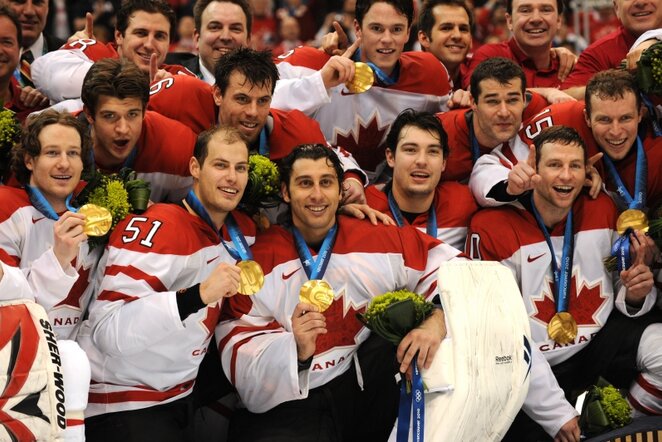 Vankuverio olimpiados čempionai kanadiečiai | AFP/Scanpix nuotr.