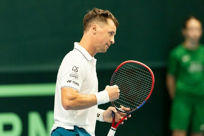 Ričardas Berankis prieš Sabą Purtseladzę | Sauliaus Čirbos nuotr.