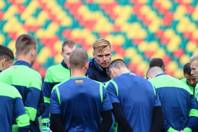 Lietuvos futbolo rinktinė susirinko į treniruočių stovyklą | Sauliaus Čirbos/LFF.lt nuotr.