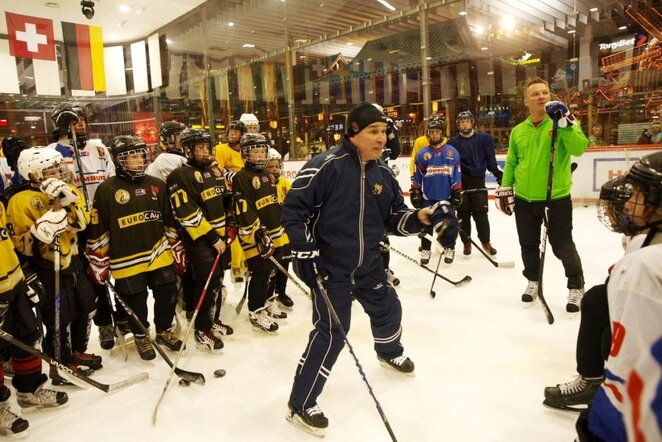 Ledo ritulio treniruotė vaikams | hockey.lt nuotr.