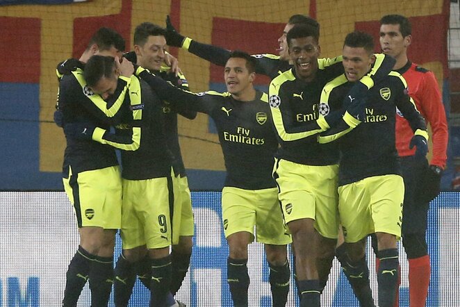 „Arsenal“ ekipa užėmė pirmą vietą grupėje | Scanpix nuotr.