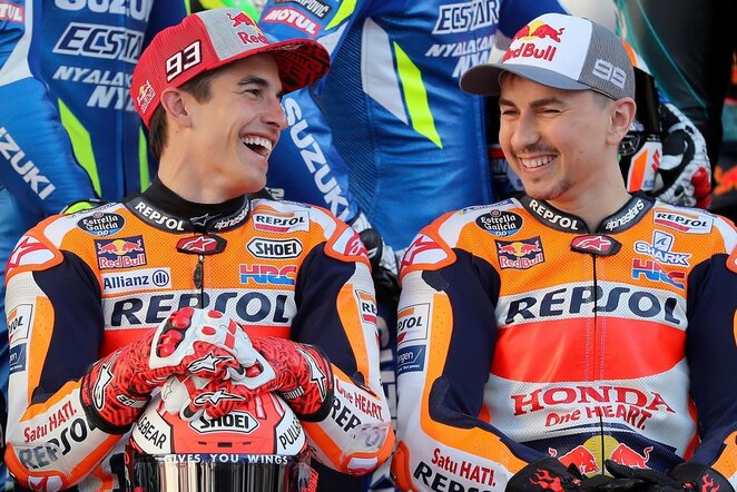 Marcas Marquezas ir Jorge Lorenzo | Scanpix nuotr.