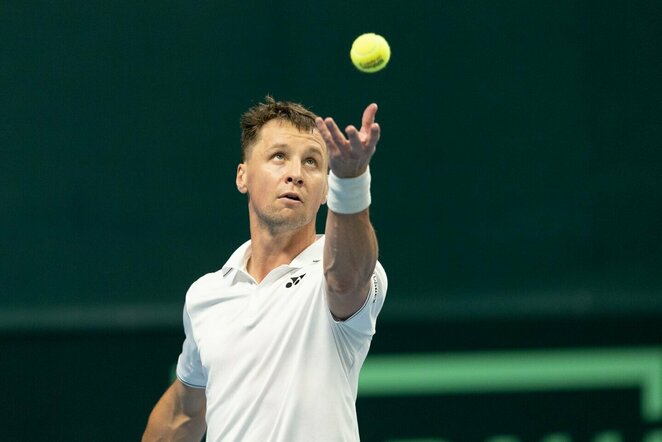 Ričardas Berankis prieš Sabą Purtseladzę | Sauliaus Čirbos nuotr.