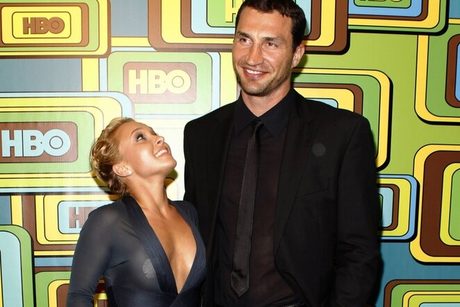 Hayden Panettiere ir Vladimiras Kličko | Reuters/Scanpix nuotr.