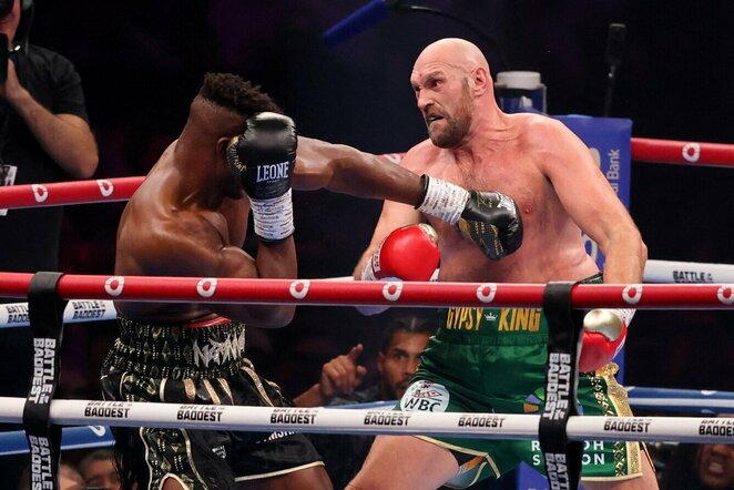 Francis Ngannou ir Tysonas Fury | Scanpix nuotr.